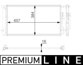 Mahle AC63000P - CONDE HYUNDAI TUCSON (TL) KIA SPORTAGE (QL) (5/15>)