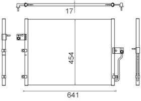 Mahle AC643000S - CONDENSADOR TURISMO SSANGYONG KYRON