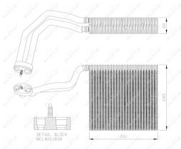 NRF 36138 - EVAPO AUDI A4 II (12/00>)