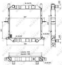 NRF 52125 - RADIA NISSAN ATLEON 110/ECO T100/CABSTAR I E90.32/110.35