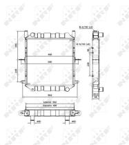 NRF 52247 - RADIA NISSAN CABSTAR I E90.32/110.35/110.45 (10-98>) ATLEON