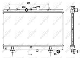 NRF 53121 - RADIA KIA RIO 1.3/1.5 (8/02>05)