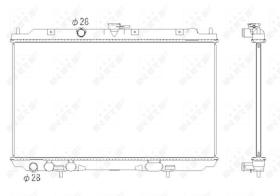 NRF 53435 - NISSAN ALMERA TINO 1.8 (3/00>)