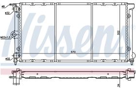 Nissens 652611 - RADIADOR VOLKSWAGEN PASSAT B2(32B)(