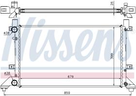 Nissens 65231A - RADIA VW LT II 2.3/2.5TDI/SDI (96>)