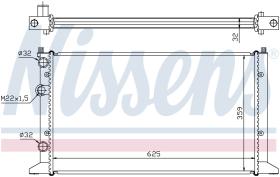 Nissens 65265A - RADIADOR VOLKSWAGEN GOLF III(1H)(91