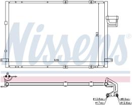 Nissens 94637 - CONDENSADOR KIA CARENS I(RS)(02-)2.