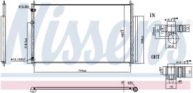 Nissens 940837 - CONDENSADOR HONDA ODYSSEY III US(RL