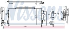 Nissens 940840 - CONDENSADOR NISSAN XTERRA (WD22)(00