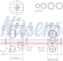 Nissens 999315 - VALVULA EXPANSION VOLKSWAGEN PASSAT