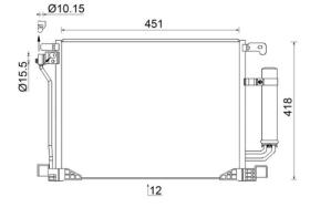 Mahle AC953000S - CONDE NISSAN JUKE (F15) 1.2 DIG TURBO (10-)