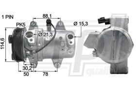 RPL QUALITY APCOMI5049 - COMPR MITSUBISHI L200 (15>)