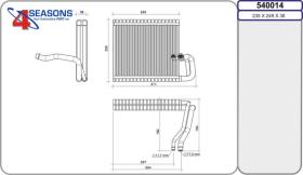AHE 540014 - EVAPO CITROEN C4 II/308 II (11/09>)