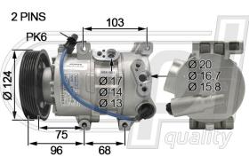 RPL QUALITY APCOKI5034 - COMPR KIA RIO III