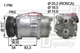 RPL QUALITY APCOFT5023 - COMPR CITROEN JUMPER/FIAT DUCATO/PEUGEOT BOXER (94>)