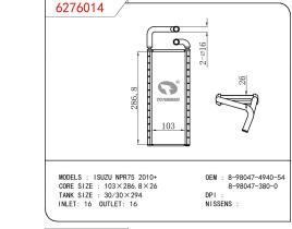 TONGSHI 6276014 - CALEF ISUZU NPR 75 (10-)